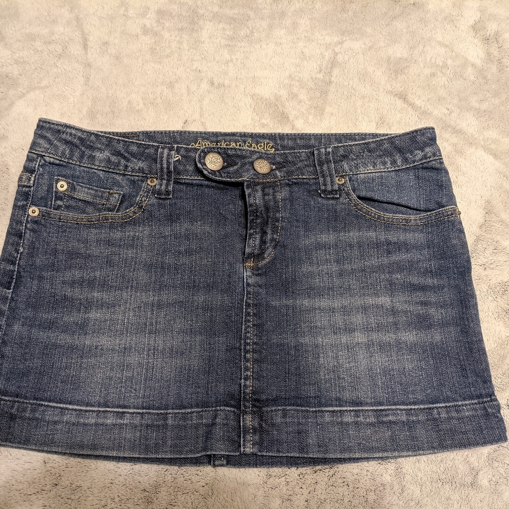 American Eagle Denim Skirt Size 10